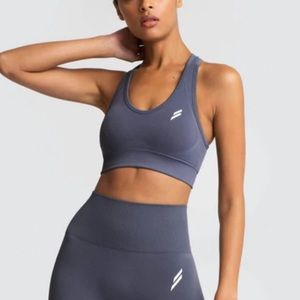 LAST CHANCE!! Do You Even (DYE) Hyperflex Seamless Crop - Cool Charcoal